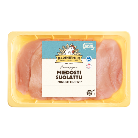 Kariniemen Kananpojan Minuuttipihvi®, miedosti suolattu (2668)