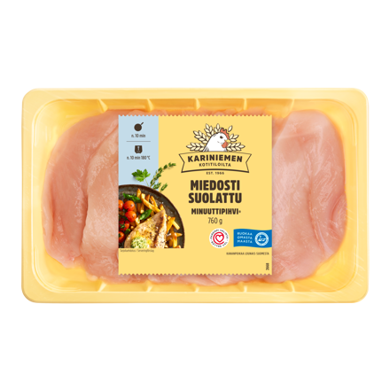 Kariniemen Kananpojan Minuuttipihvi®, miedosti suolattu (2668)