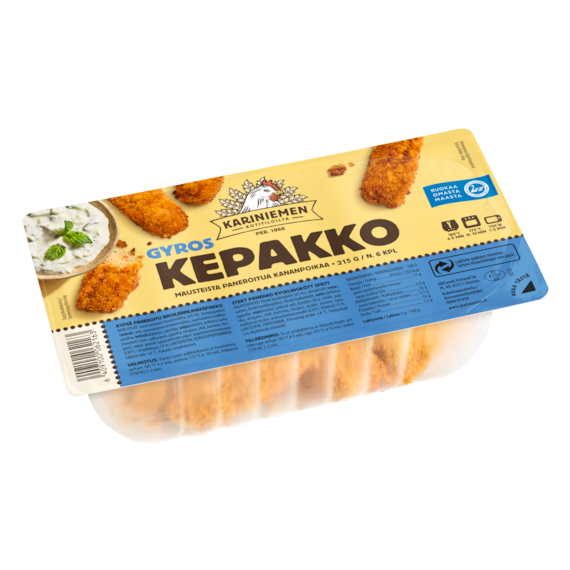 Kariniemen Kananpojan paneroitu kepakko kanagyros (6216)