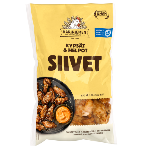 Kariniemen Kananpojan Kypsät ja Helpot siivet (7213)