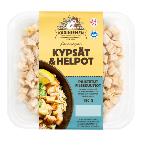 Kariniemen Kananpojan kypsät ja helpot kanafileekuutiot (7240)