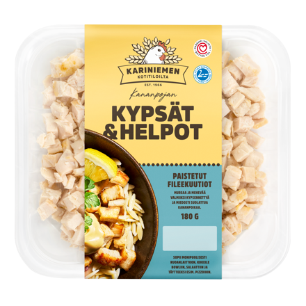 Kariniemen Kananpojan kypsät ja helpot kanafileekuutiot (7240)