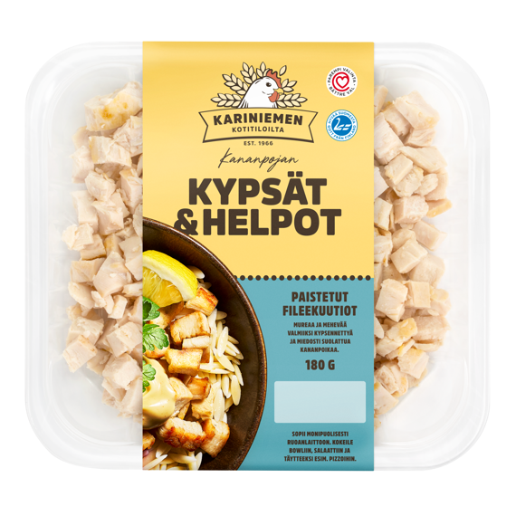 Kariniemen Kananpojan kypsät ja helpot kanafileekuutiot (7240)