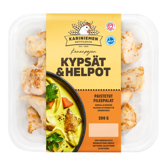Kariniemen Kananpojan Kypsät ja Helpot Paistetut fileepalat (7638)