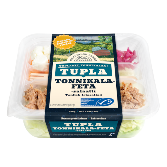 Mäkitalon Farmi Tupla Tonnikala-fetasalaatti (7424)