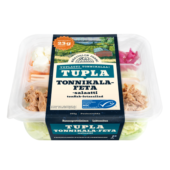 Mäkitalon Farmi Tupla Tonnikala-fetasalaatti (7424)