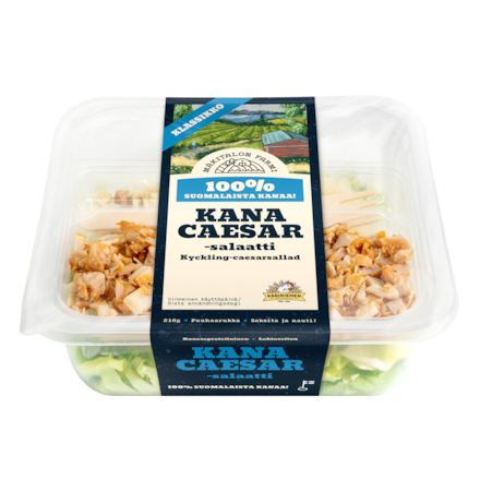 Mäkitalon Farmi Salaattiateria Kana-caesarsalaatti (7640)