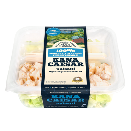 Mäkitalon Farmi Salaattiateria Kana-caesarsalaatti (7640)