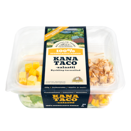 Mäkitalon Farmi Salaattiateria Kana-taco (7646)