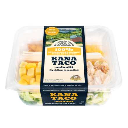Mäkitalon Farmi Salaattiateria Kana-taco (7646)
