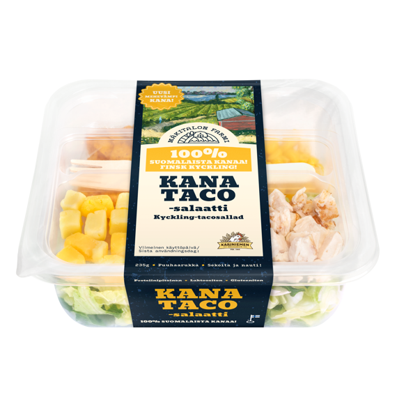 Mäkitalon Farmi Salaattiateria Kana-taco (7646)