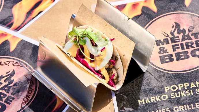 Street Food Chicken Taco