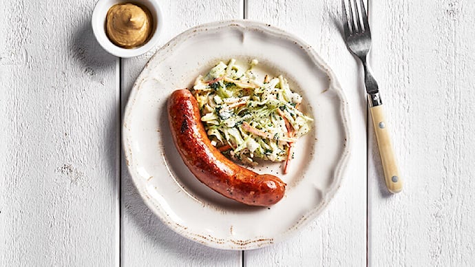 Huberin Huilua ja coleslaw-salaattia