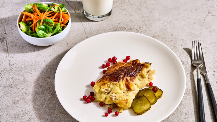 Liha-perunasoselaatikko