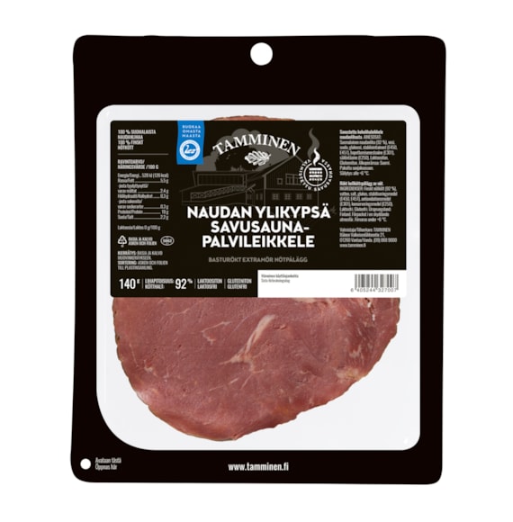 Tamminen Naudan ylikypsä savusaunaleikkele (5023)